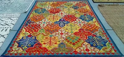 Alfombra Mancha Trasera AZUL/NARANJA 8'-0" X 10'-0", Precio Reducido 1172784397 APN514M-8 Foto 1 de 4