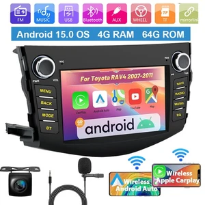 For Toyota RAV4 2007-2011 7" Car Radio Stereo Android 15 GPS Navi Wifi Player - Picture 1 of 14