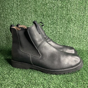 Timberland Herren 12 Stiefel Chukka Chelsea Wasserdicht Schwarz Leder Outdoor - Bild 1 von 12