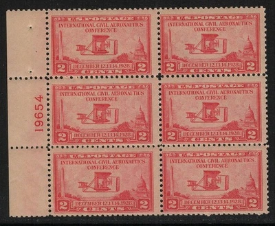 649 Plate Blocks Mint, OG,  Never Hinged  Free Shipping - Image 1 of 2