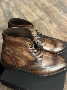 Stivali da uomo in pelle Thursday Boot Company colore #77 punta alare misura 11,5 larghi - Foto 1 di 13