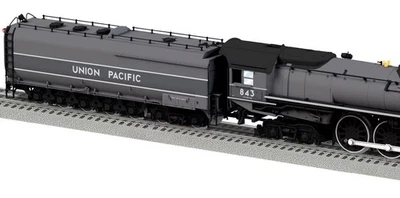 LIONEL LEGACY 2431280 UNION PACIFIC 4-8-4 FEF-3 Steam Engine #843 (GRAY/SILVER) - Image 1 of 3