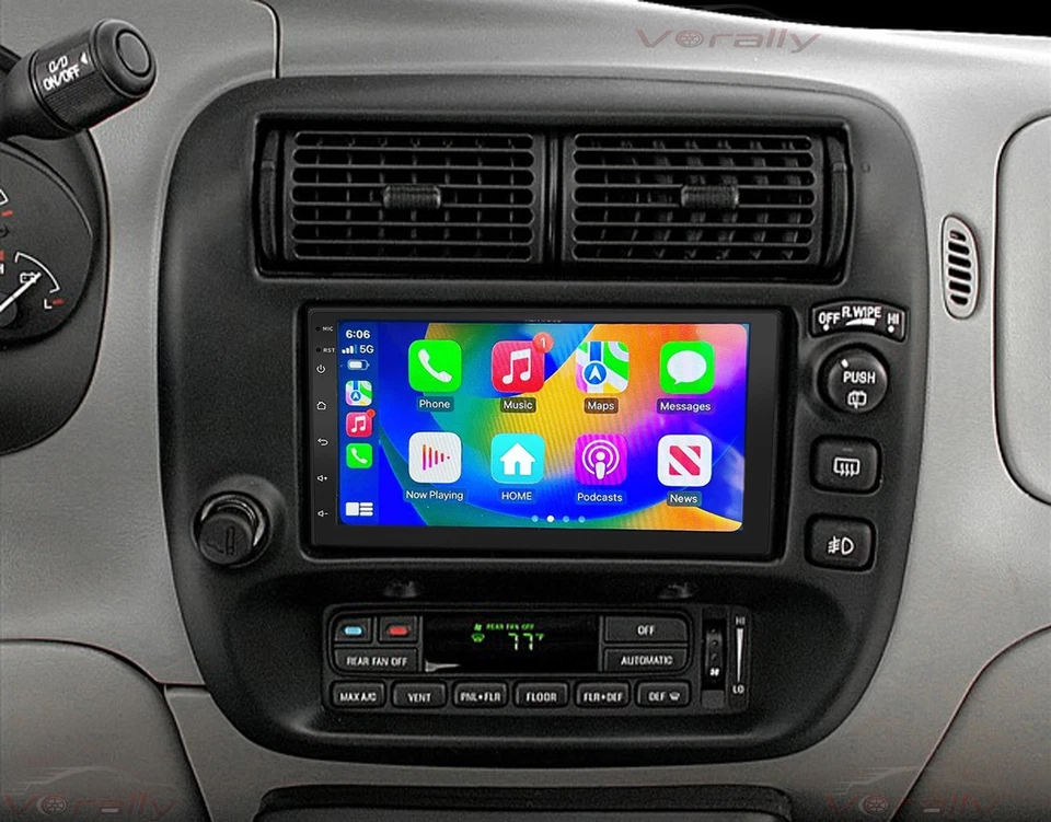 For 1997-2001 Mercury Mountaineer Android 13 GPS Stereo Radio , Wireless CarPlay Foto 1 de 4