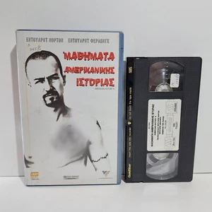 VHS TAPE American History X 1998 GREEK SUBS PAL Edward Norton, Stacy Keach - Picture 1 of 6