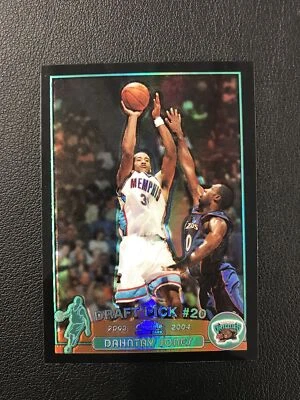 2003-04 Topps cromo #130 Dahntay Jones refractor negro/500 Memphis Grizzlies Foto 1 de 2