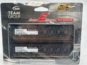TEAMGROUP Elite Laptop RAM Memroy 16GB (2 X 8GB) DDR3 1600 TED38G1600C11BK - Picture 1 of 5
