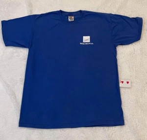 Vintage Bank Wachovia ECM Outreach Comitee Double Sided Logo L T-Shirt - Bild 1 von 7