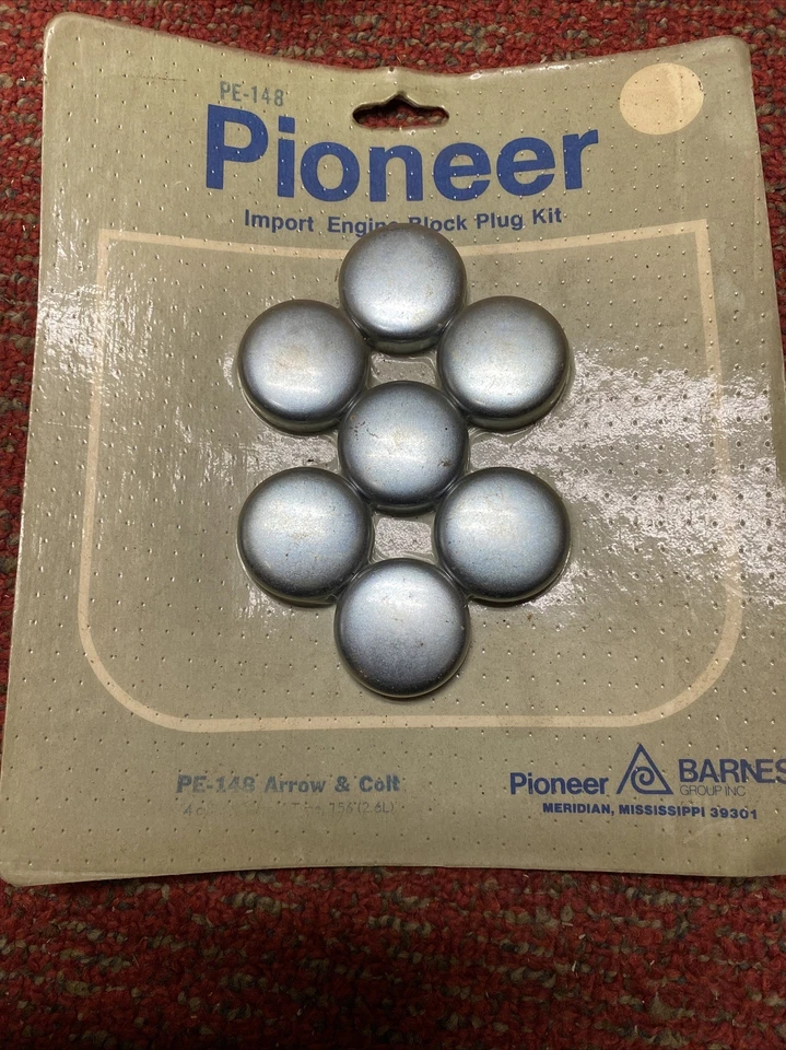 Kit de tapón de congelación del motor Pioneer PE-148 para Dodge Chrysler Plymouth 1971-90 1600 cc Foto 1 de 2