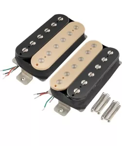 Artec VH Rock Alnico 5 Uncovered Humbucker Electric Guitar Neck Bridge Pickup... - Picture 1 of 6