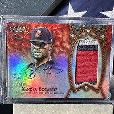 2022 Topps Dynasty Xander Bogaerts Patch On Card Auto 3/10