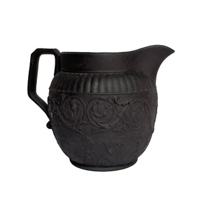 GEORGIAN Black Basalt Wedgewood Creamer Pitcher 1805 to 1810 Make offer! - Picture 1 of 8