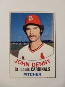 JOHN DENNY 1977 HOSTESS BASEBALL CARD #42 ST. LOUIS CARDINALS - Picture 1 of 2