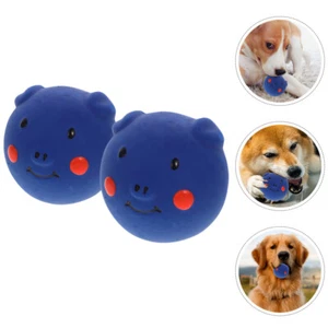 2 Pcs Zahnreinigungsspielzeug Quietschende Spielsachen Für Hunde - Bild 1 von 12