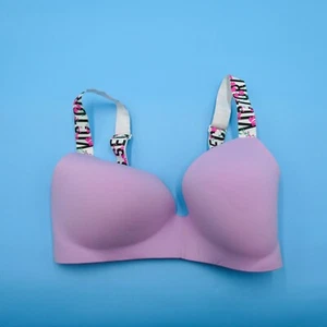 Victoria's Secret T-Shirt BH 34DDD pink leicht gefüttert ohne Bügel Dessous Logo - Bild 1 von 9