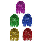 5 Pcs Colorful Cosplay Wigs Carnival Fake Hair Testar Flash