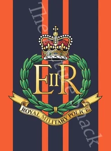 ROYAL MILITARY POLICE CAP BADGE PRINTED ON A METAL SIGN, FRIDGE MAGNET - Picture 1 of 1