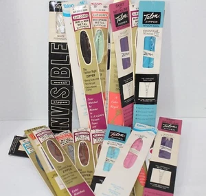 25 Pc LOT Vintage Assorted Zippers Metal Pulls -Quilt-Crafts-Sew- #204 - Picture 1 of 3