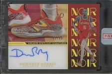 2022-23 Panini Noir Sneaker Spotlight Signatures Dejounte Murray Hawks AUTO /99
