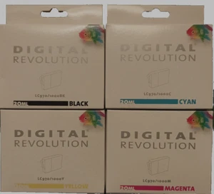 Brother Druckerpatronen LC-1000 /LC-970BK kompatibel Satz komplett - Bild 1 von 2