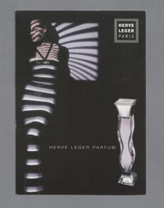 Postcard Size Advertising Card - Hervé Leger Double Sided - Picture 1 of 2