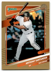 2021 Donruss Gold Artist Proof Anthony Santander 10/10 Baltimore Orioles #209