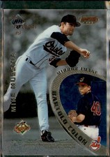 1996 Bowman's Best Mirror Image Greg Maddux Jamey Wright Mike Mussina #9 HOF