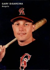 1996 Angels Mother's Anaheim Angels Baseball Card #7 Gary DiSarcina