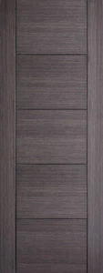 Internal Vancouver Ash Grey 5P Pre Finished Solid Doors - Picture 1 of 11