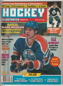 February 1985 Hockey Illustrated Magazine---Mark Messier VG - Picture 1 of 2