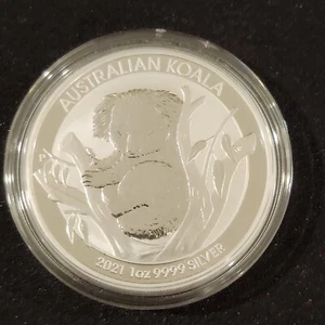 2021 1 oz Australian Silver Koala Coin - Picture 1 of 3