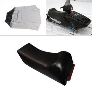 Fits For Yamaha Phazer PZ480 PZ480E 1984 -1989 Replacement Seat Cover Black - Picture 1 of 8