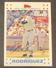 ALEX RODRIGUEZ - 2007 Topps Opening Day - MOVIE GALLERY - Card #NNO - NY YANKEES