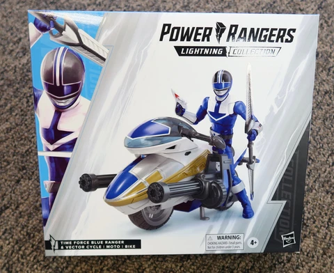 Power Rangers Lightning Collection Time Force Blue Ranger & Vector Cycle Figure Cover