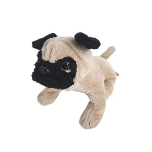 Ganz Webkinz Pug Plush Puppy Dog Stuffed Animal Toy HM105 No Code 8 Inches Long - Picture 1 of 13