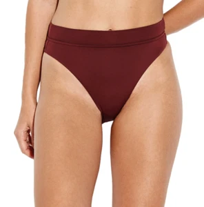Seafolly Active High-Rise Plum Bikini Bottom L33502 Women's Size US 4 - Picture 1 of 5