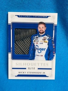 Ricky Stenhouse Jr 2021 National Treasure Race Used Silhouettes Card 6/50 💎🔥