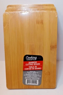 Cooking Concepts Bamboo Small Cutting Board 8.5" x 6" NEW SEALED - Image 1 of 4