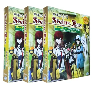 Steins; Gate DVD Anime Complete Series Season 1+2 (1-47) +Movie +OVA ENGLISH DUB - Picture 1 of 6