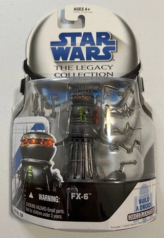 Star Wars The Legacy Collection FX-6 Medical Build-a-Droid Action Figure #28 Cover