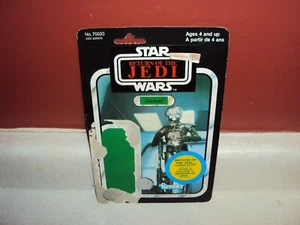 STAR WARS VINTAGE ZUCKUSS ESB ROTJ CANADA TRANSIZIONE CANADESE CARDBACK 47 DORSO - Foto 1 di 2