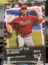 2020 Topps Series 2 WOD15 Randy Johnson WARriors Of The Diamond Black /299 MH 1F