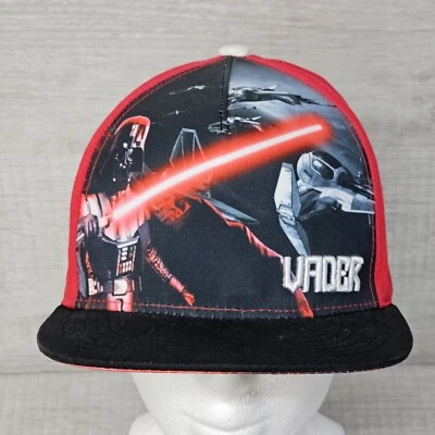 Chapéu Star Wars Snapback Youth preto/vermelho Darth Vader Stormtroopers sabre de luz - Imagem 1 de 4