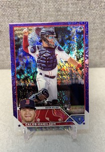 2023 Topps Update Caleb Hamilton Purple Foilboard RC #489/799 Boston Red Sox