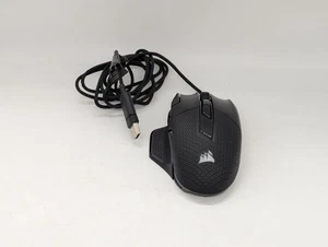 Corsair Nightsword RGB gaming mouse USB wired tunable FPS MOBA 18000 DPI 10 - Picture 1 of 14