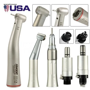 Pieza de mano dental de fibra óptica LED 1:5/recto de baja velocidad/motor de aire - Imagen 1 de 31