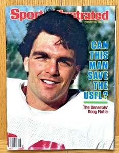 Sports Illustrated 25. Februar 1985 - USFL The Generals' Doug Flutie - Bild 1 von 3
