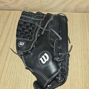 Wilson Softball Glove 13 inch A380 Black And Gray Euc 115 - Picture 1 of 7