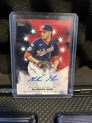 2024 Topps Series 1 - Baseball Stars Autographs Mackenzie Gore #BSA-MG (AU) - Image 1 of 2