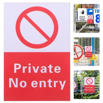 Sign Sticker Do Not Enter Door Entrance Warning Labels Safety Stickers - Image 1 of 4