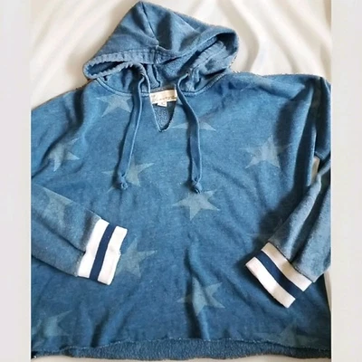 Moletom com capuz feminino Havana vintage tamanho médio malha difusa.  AB - Imagem 1 de 4